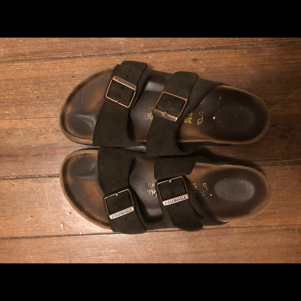 Suede Birkenstocks